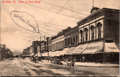 La Salle Ill View of First Street