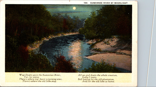 Suwannee River By Moonlight and poem