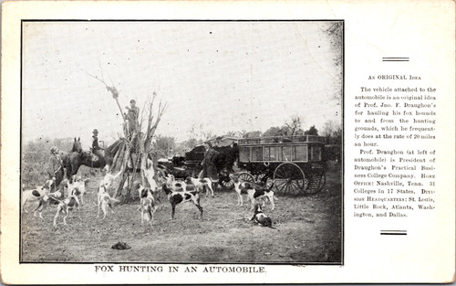 Fox Hunting in an Automobile