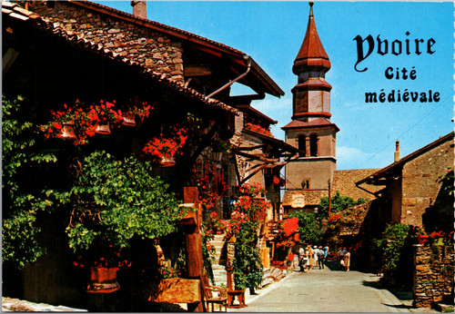 Yvone medieval city Rue de l'Eglise
