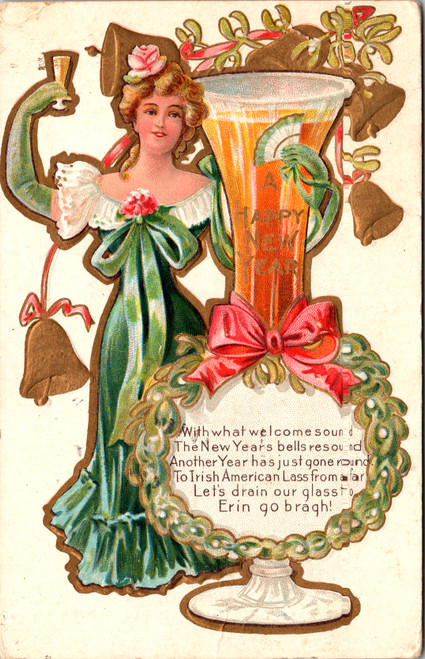 A Happy New Year Erin go Bragh toast
