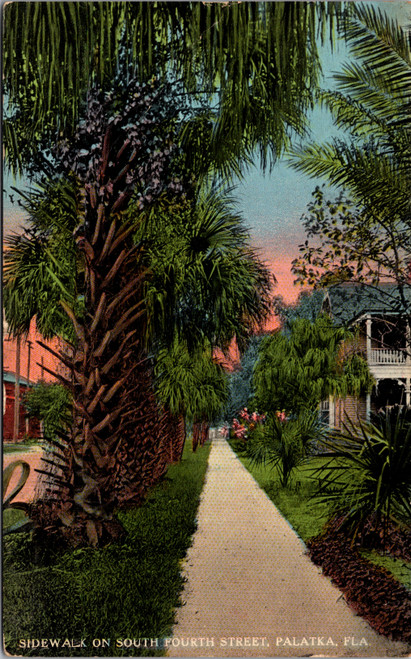 Sidewalk Fourth Street Palatka Florida
