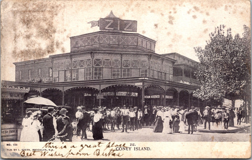 Coney Island ZIZ Pavilion 1908 Coney Island ZIZ Pavilion 1908