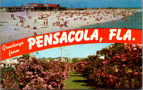 Greetings from Pensacola - beach and parkway multiview