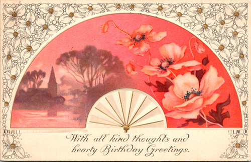 With all kind thoughts and hearty birthday greetings With all kind thoughts and hearty birthday greetings