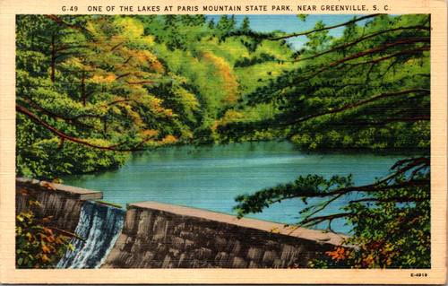 One of the Lakes at Paris Mountain State Park One of the Lakes at Paris Mountain State Park