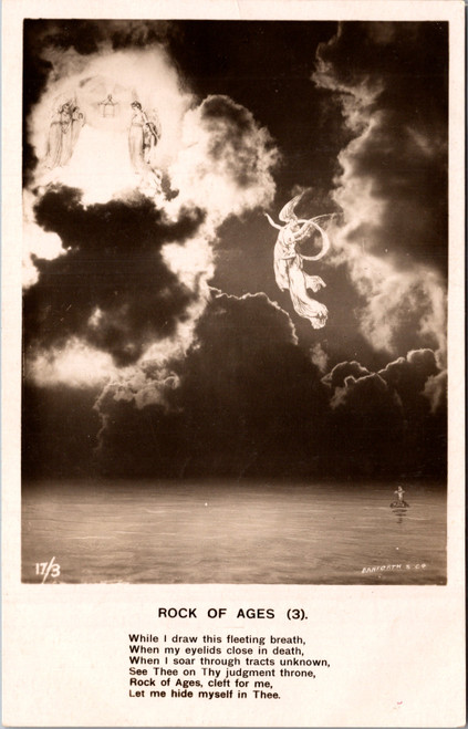 Bamforth Rock of Ages angel scene