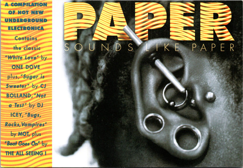 Paper Magazine Sounds Like Paper CD Promo Hotstamp 1990s