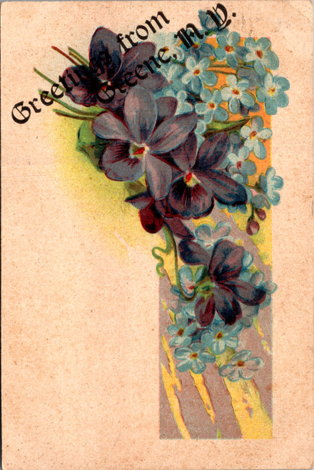 Greetings from Greene NY floral bouquet