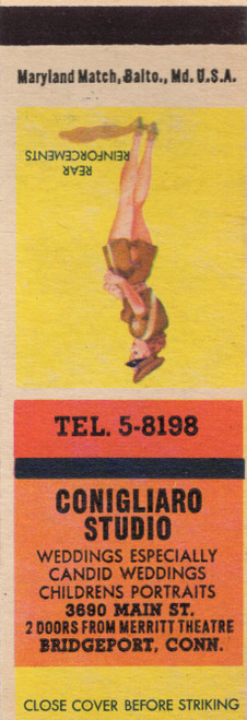 Conigliaro Studio photography advertising matchbook pin up illustration