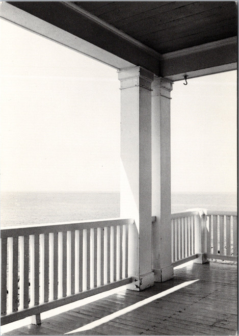 George A Tice Porch Rockwell Kent Home Monhegan Island Maine postcard