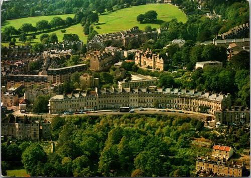 John Hinde postcard of Southern Slopes and Runnymede Gardens Ilfracombe North Devon