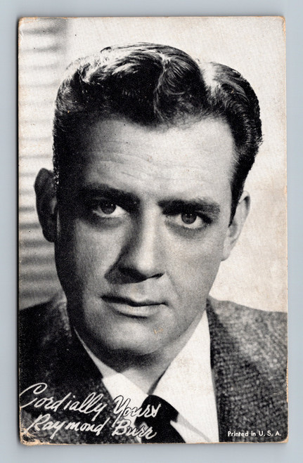 Raymond Burr - Cordially Yours