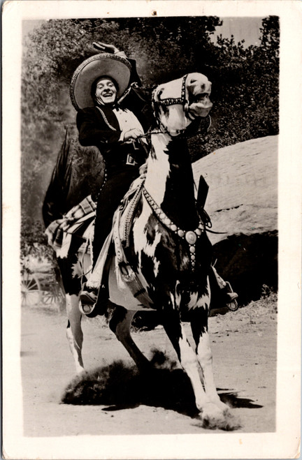 Cisco Kid on horseback
