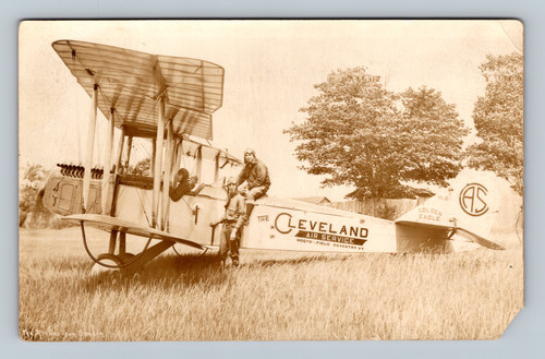 glenn curtiss airplane postcard early aviation pilot portrait flight