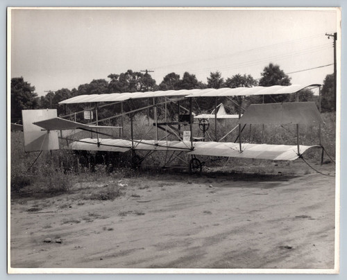Vintage 1948 Photograph 1910 Curtiss Aircraft Early Aviation 8x10