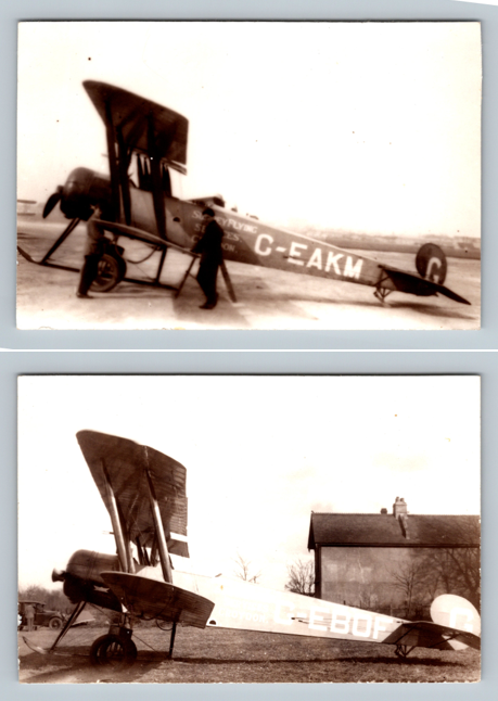 Surrey Flying Services Croydon Aviation Photo Lot C-EAKM  C-EBOFAircraft