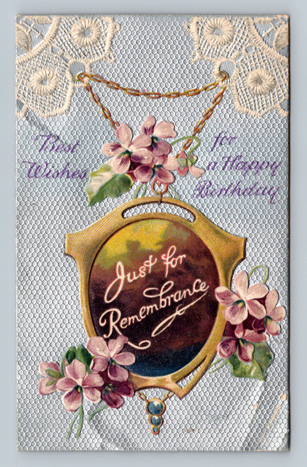 Just for Remembrance postcard by International Art Publ. Co