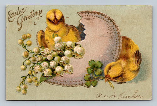 Faster Meetings Nm Af Fischer antique postcard postmarked 8 APR VALNOJ