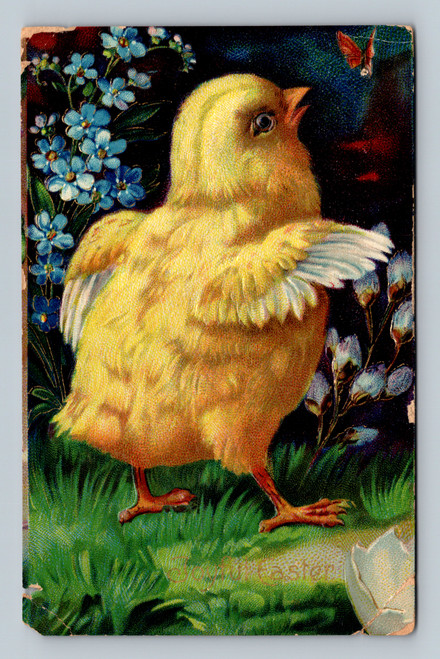 Antique postcard from Sayre Serie 1520 b. printed in Germany with U.S. one cent stamp