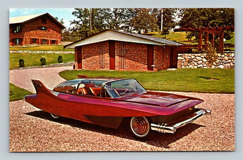 Bobby Darin Dream Car 1962 custom car postcard from St. Louis MO
