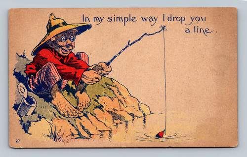 Antique postcard from Camden UNITED STATES with no clear subject