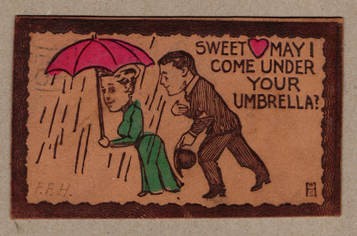 Sweet heart may I come under your umbrella
