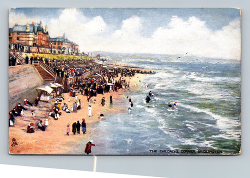 The Children's Corner Bridlington vintage postcard by Raphael Tuck & Sons