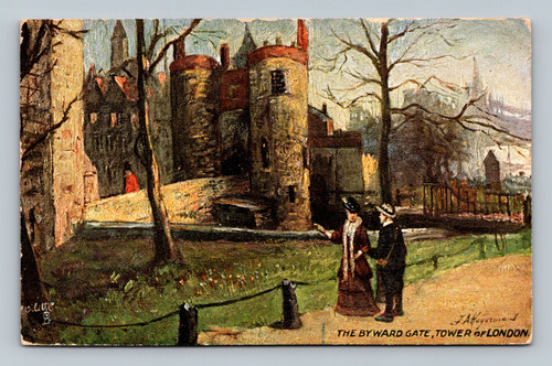 The Byward Gate and Tower of London postcard by Raphael Tuck & Sons