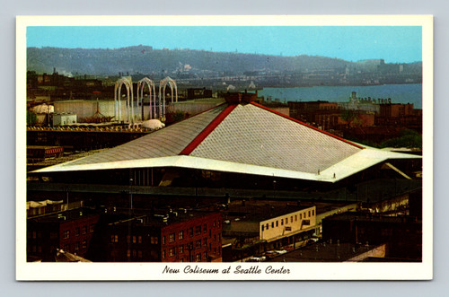 New Coliseum at Seattle Center postcard published by Century Souvenir Co.