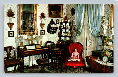 Victorian parlor in Outwater-Scott House, Lockport NY