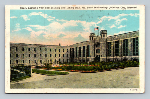 Missouri State Penitentiary new cell building and dining hall in Jefferson City