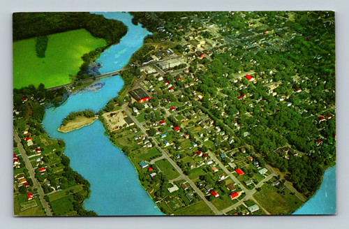 Aerial view of Shawano, Wisconsin by ANTIGO CARD SERVICE