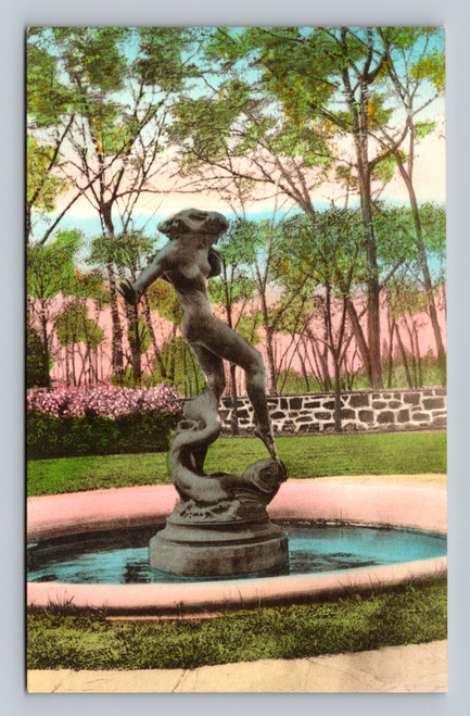 Valeria Home in Oscawana New York hand-colored postcard by The Albertype Co.