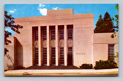 Fine Arts Center Colorado Springs postcard by Noble Postcards