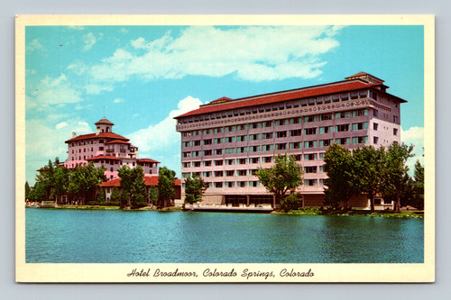 Hotel Broadmoor Colorado Springs Colorado postcard by Cooper Post Card Co.