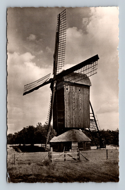 Dutch windmills at Hollandse Molen in Amsterdam Netherlands