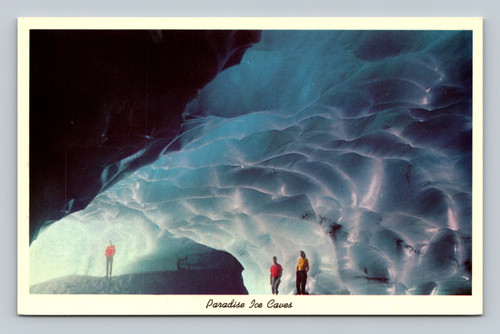 Paradise Ice Caves Mt Rainier National Park Washington State postcard