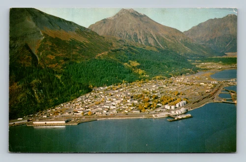 Ice-free Alaska Railroad terminal in Seward, Alaska