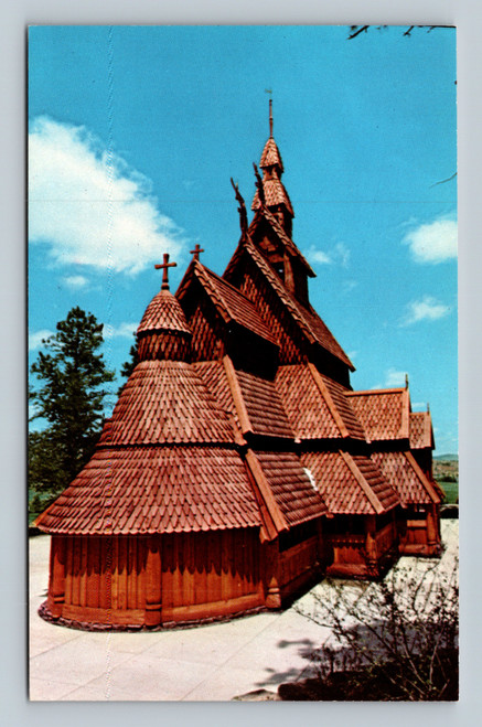 Chapel in the Hills replica of Borgund Stave Church near Rapid City South Dakota