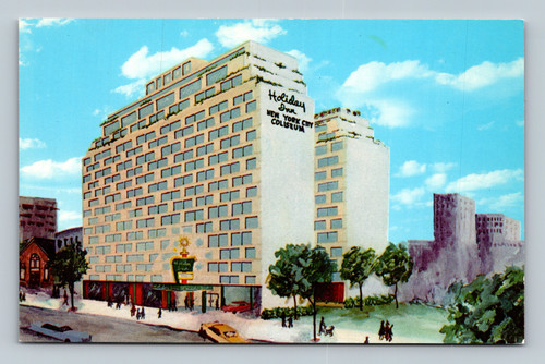 Holiday Inn Coliseum with rooftop swimming pool and cocktail lounge at 440 W. 57th Street New York
