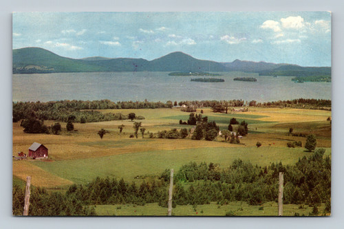 Lake Memphremagog at Newport with Owls Head mountain across the border