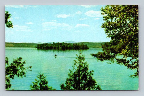 Bell Island with Jay Peak beyond, water sports and fishing on Lake Memphremagog