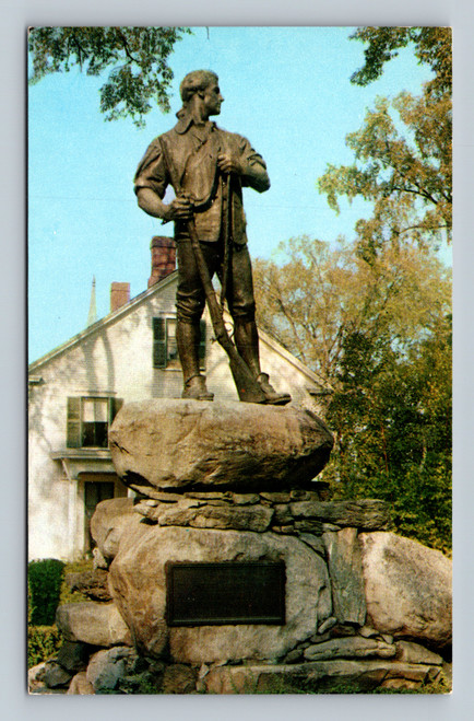 Statue honoring the Green Mountain Boys in Rutland Vermont