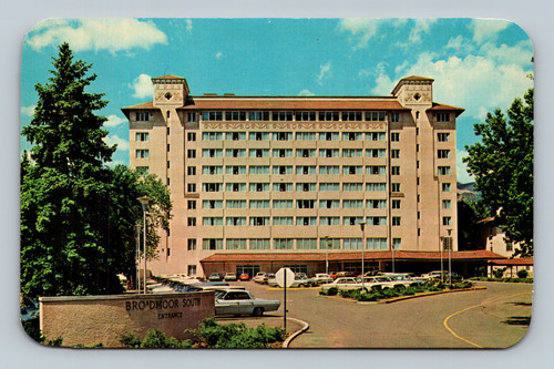 Front Vista of the Broadmoor South resort hotel in Colorado Springs