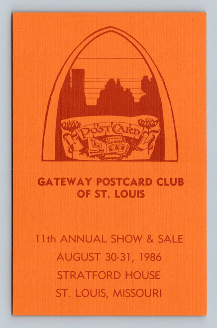 11th Annual Gateway Postcard Club Show & Sale at Stratford House St. Louis Missouri