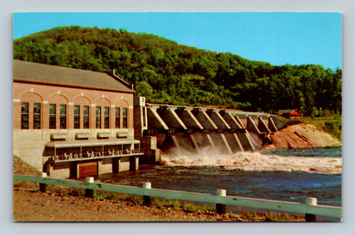 New Wilder Dam on Connecticut River near White River Junction Vermont
