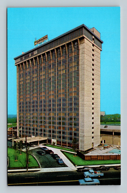 Holiday Inn City Line Ave 23-story building with rooftop restaurant and pool Philadelphia