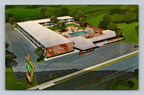 Holiday Inn hotel building with swimming pool in La Salle Illinois