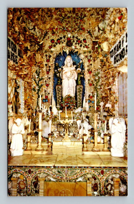 Interior of Grotto of the Blessed Virgin at Dickeyville Grotto Wisconsin